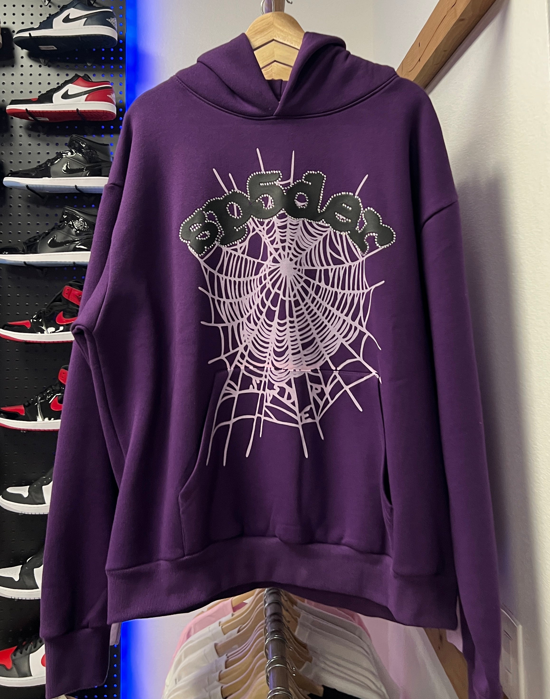 SP5DER HOODIE PURPLE